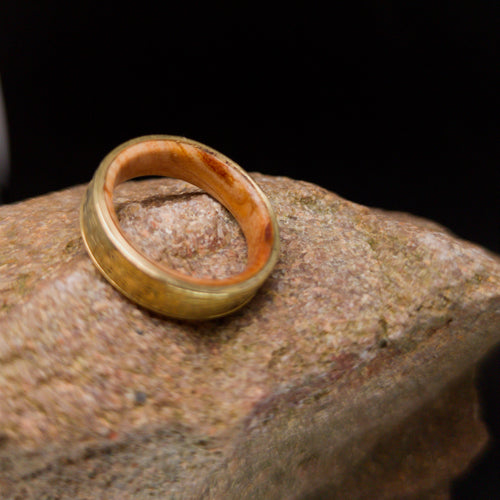 Bague "Marianne" Interieur Bois | 🇫🇷